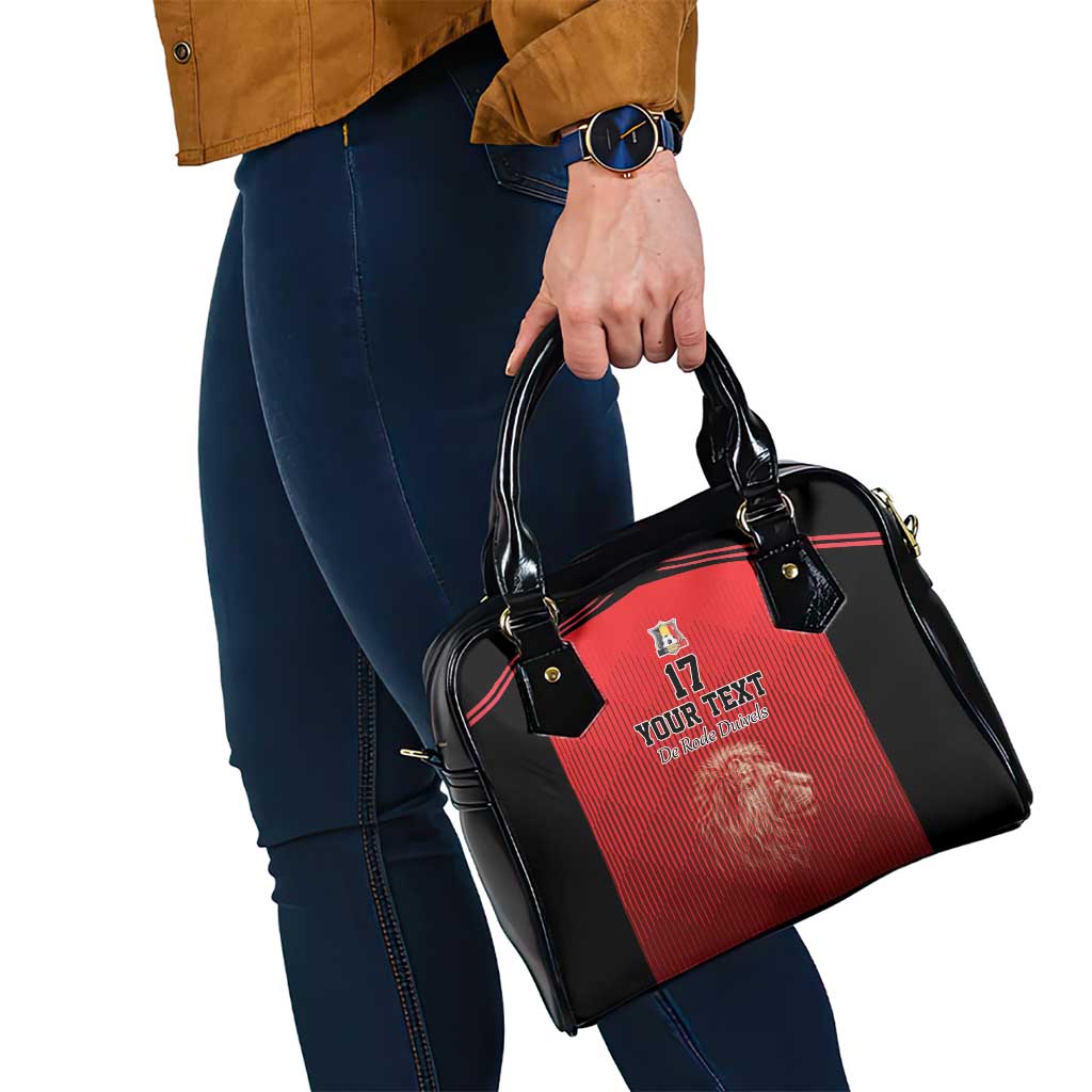 Custom Belgium Football We are Champions Shoulder Handbag Red Style Come on De Rode Duivels