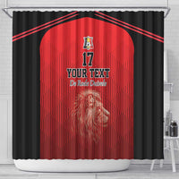 Custom Belgium Football We are Champions Shower Curtain Red Style Come on De Rode Duivels