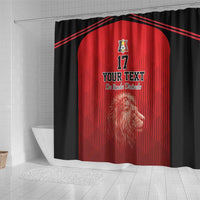 Custom Belgium Football We are Champions Shower Curtain Red Style Come on De Rode Duivels