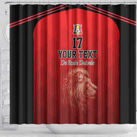 Custom Belgium Football We are Champions Shower Curtain Red Style Come on De Rode Duivels