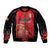 Custom Belgium Football We are Champions Sleeve Zip Bomber Jacket Red Style Come on De Rode Duivels