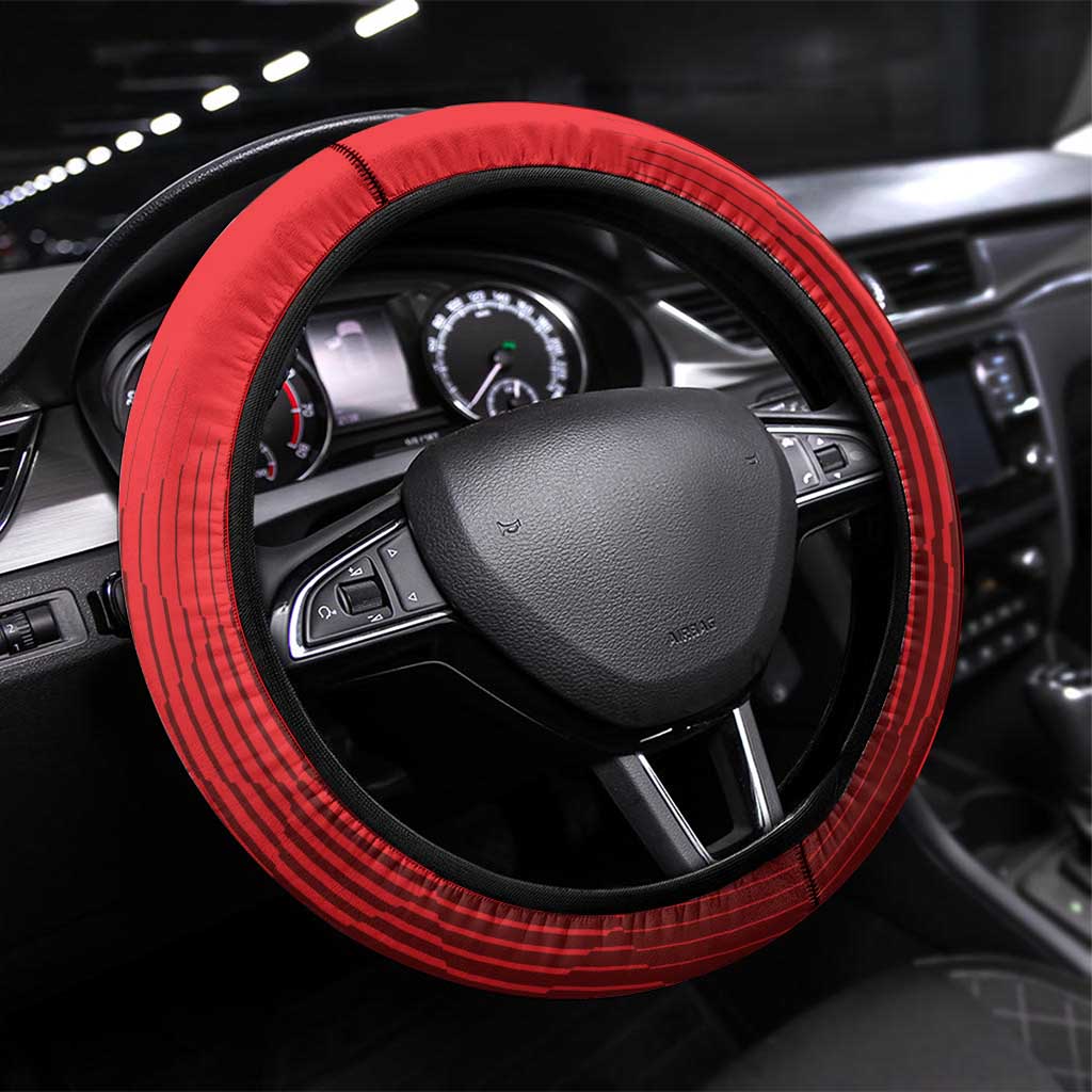 Belgium Football We are Champions Steering Wheel Cover Red Style Come on De Rode Duivels