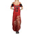 Custom Belgium Football We are Champions Summer Maxi Dress Red Style Come on De Rode Duivels