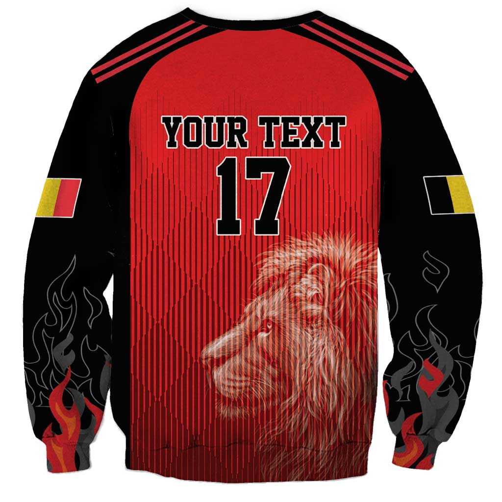 Custom Belgium Football We are Champions Sweatshirt Red Style Come on De Rode Duivels
