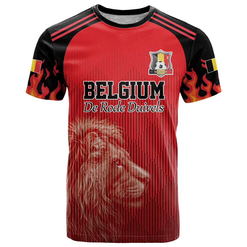 Custom Belgium Football We are Champions T Shirt Red Style Come on De Rode Duivels
