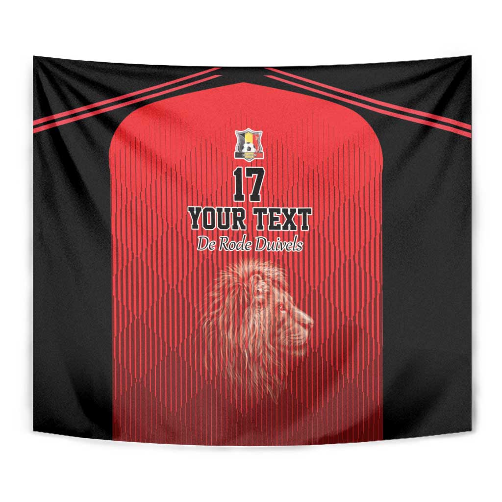 Custom Belgium Football We are Champions Tapestry Red Style Come on De Rode Duivels