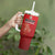 Custom Belgium Football We are Champions Tumbler With Handle Red Style Come on De Rode Duivels