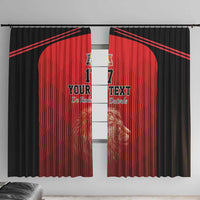 Custom Belgium Football We are Champions Window Curtain Red Style Come on De Rode Duivels