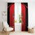 Custom Belgium Football We are Champions Window Curtain Red Style Come on De Rode Duivels