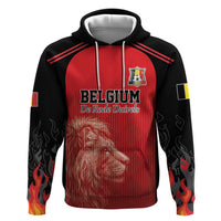 Custom Belgium Football We are Champions Zip Hoodie Red Style Come on De Rode Duivels