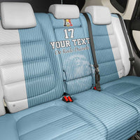 Custom Belgium Football We are Champions Back Car Seat Cover Blue Style Come on De Rode Duivels