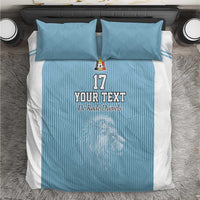 Custom Belgium Football We are Champions Bedding Set Blue Style Come on De Rode Duivels