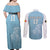 Custom Belgium Football We are Champions Couples Matching Off Shoulder Maxi Dress and Long Sleeve Button Shirt Blue Style Come on De Rode Duivels