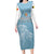 Custom Belgium Football We are Champions Family Matching Long Sleeve Bodycon Dress and Hawaiian Shirt Blue Style Come on De Rode Duivels