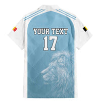 Custom Belgium Football We are Champions Family Matching Mermaid Dress and Hawaiian Shirt Blue Style Come on De Rode Duivels