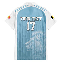 Custom Belgium Football We are Champions Family Matching Off Shoulder Maxi Dress and Hawaiian Shirt Blue Style Come on De Rode Duivels