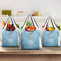 Custom Belgium Football We are Champions Grocery Bag Blue Style Come on De Rode Duivels