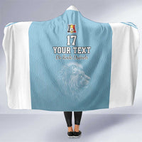 Custom Belgium Football We are Champions Hooded Blanket Blue Style Come on De Rode Duivels