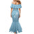 Custom Belgium Football We are Champions Mermaid Dress Blue Style Come on De Rode Duivels