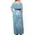 Custom Belgium Football We are Champions Off Shoulder Maxi Dress Blue Style Come on De Rode Duivels
