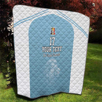 Custom Belgium Football We are Champions Quilt Blue Style Come on De Rode Duivels