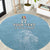 Custom Belgium Football We are Champions Round Carpet Blue Style Come on De Rode Duivels