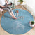 Custom Belgium Football We are Champions Round Carpet Blue Style Come on De Rode Duivels