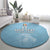Custom Belgium Football We are Champions Round Carpet Blue Style Come on De Rode Duivels