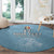 Custom Belgium Football We are Champions Round Carpet Blue Style Come on De Rode Duivels
