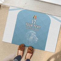 Custom Belgium Football We are Champions Rubber Doormat Blue Style Come on De Rode Duivels