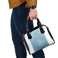 Custom Belgium Football We are Champions Shoulder Handbag Blue Style Come on De Rode Duivels