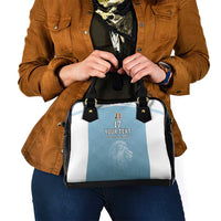 Custom Belgium Football We are Champions Shoulder Handbag Blue Style Come on De Rode Duivels