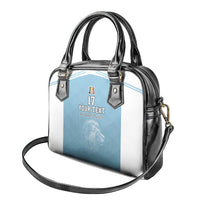 Custom Belgium Football We are Champions Shoulder Handbag Blue Style Come on De Rode Duivels