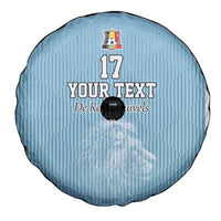 Custom Belgium Football We are Champions Spare Tire Cover Blue Style Come on De Rode Duivels