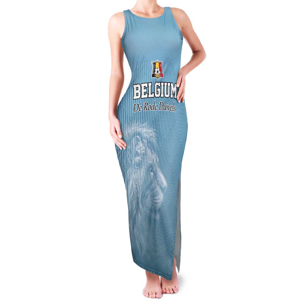Custom Belgium Football We are Champions Tank Maxi Dress Blue Style Come on De Rode Duivels