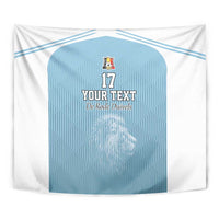 Custom Belgium Football We are Champions Tapestry Blue Style Come on De Rode Duivels