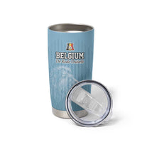 Custom Belgium Football We are Champions Tumbler Cup Blue Style Come on De Rode Duivels