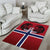 Custom Norway Football Area Rug Lion Sporty Style