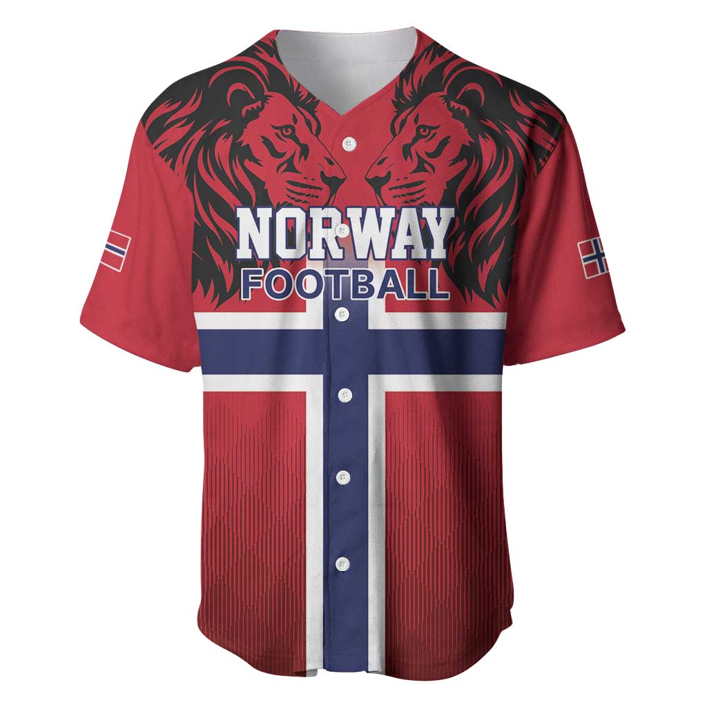 Custom Norway Football Baseball Jersey Lion Sporty Style
