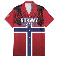Custom Norway Football Family Matching Short Sleeve Bodycon Dress and Hawaiian Shirt Lion Sporty Style