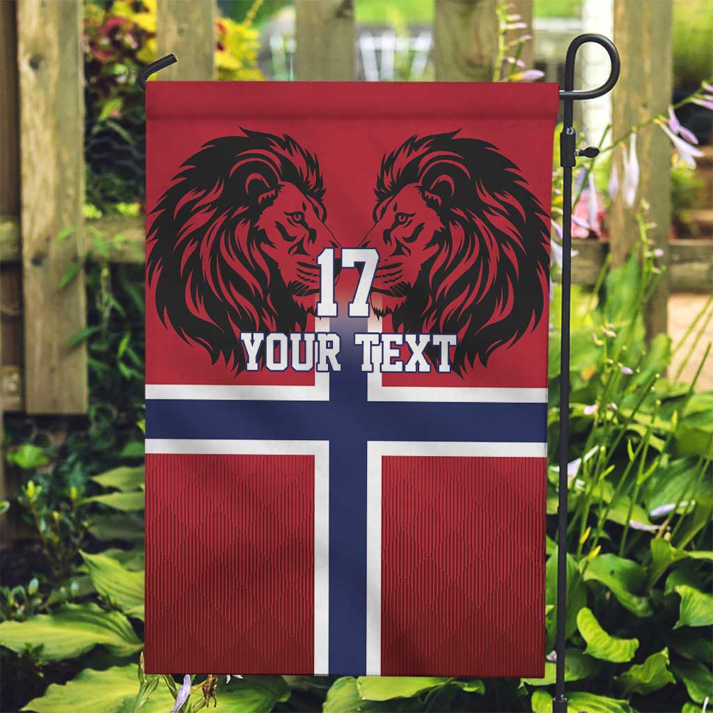 Custom Norway Football Garden Flag Lion Sporty Style