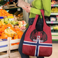 Custom Norway Football Grocery Bag Lion Sporty Style