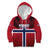 Custom Norway Football Kid Hoodie Lion Sporty Style
