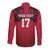 Custom Norway Football Long Sleeve Button Shirt Lion Sporty Style