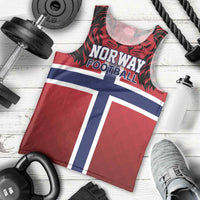 Custom Norway Football Men Tank Top Lion Sporty Style