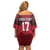 Custom Norway Football Off Shoulder Short Dress Lion Sporty Style