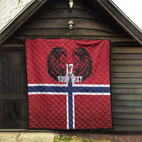 Custom Norway Football Quilt Lion Sporty Style