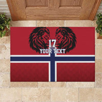 Custom Norway Football Rubber Doormat Lion Sporty Style