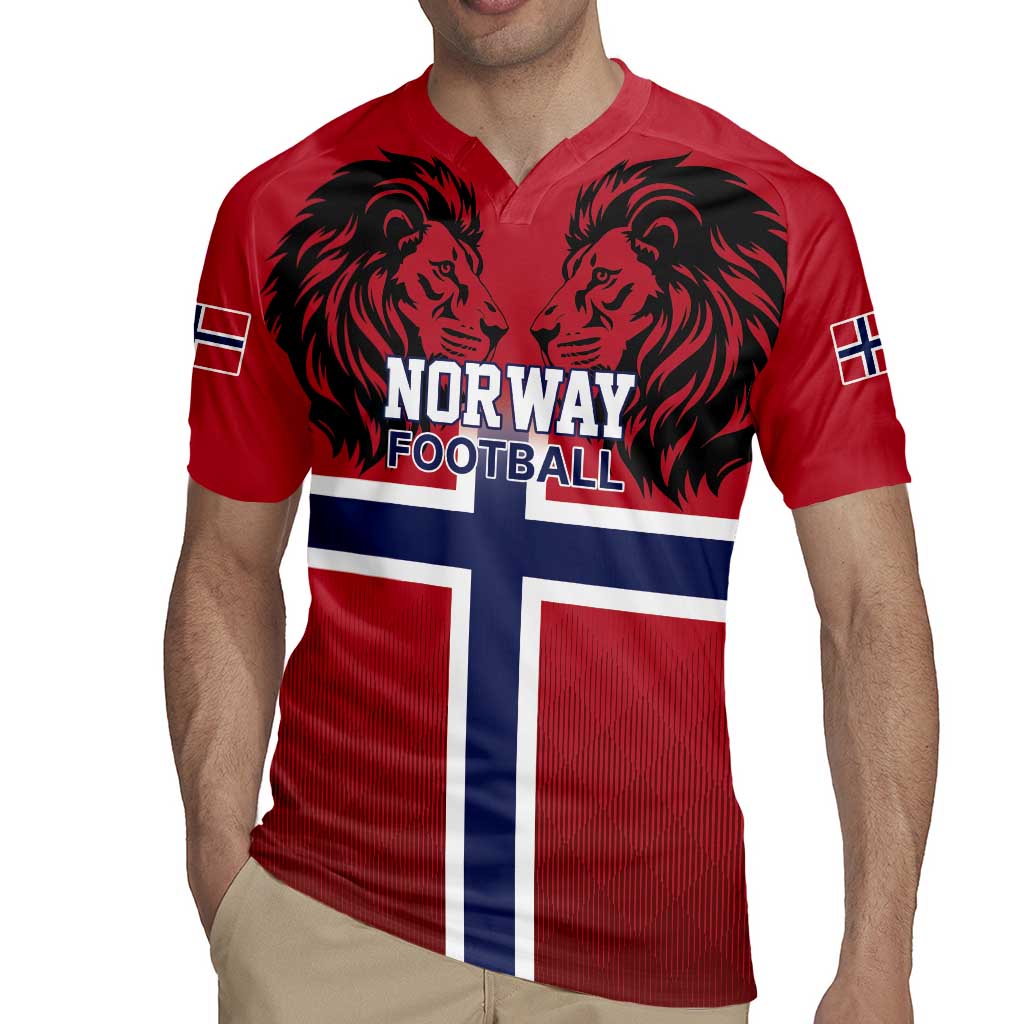 Custom Norway Football Rugby Jersey Lion Sporty Style