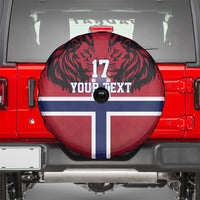 Custom Norway Football Spare Tire Cover Lion Sporty Style